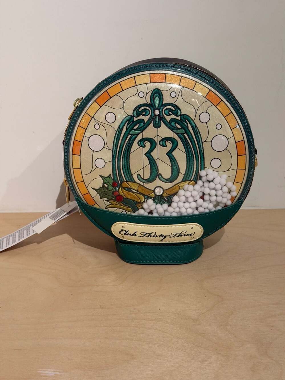 Loungefly Disney Club 33 Stained Glass Crossbody Bag New